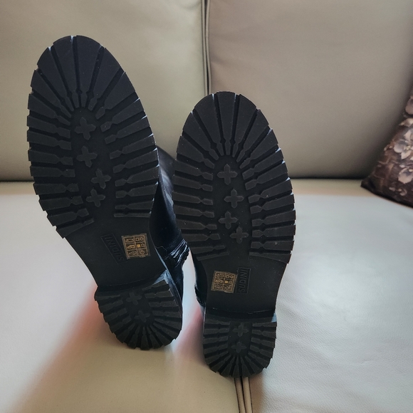 Black knee high boots sz8 - Picture 6 of 6